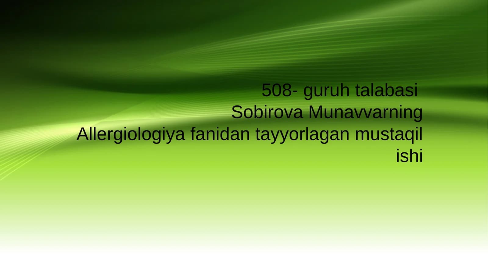 Kortikosteroidlarning klinik farmakologiyasi. Antigistaminguruh preparatlarining klinik farmakologiyasi
