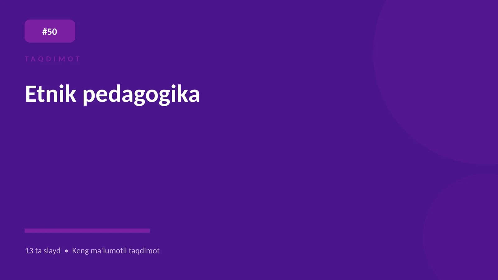 Etnik pedagogika