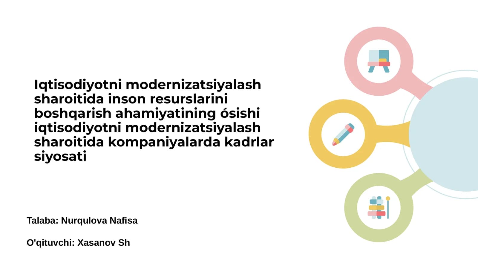 Kadrlar siyosati va kompaniyalarda kadrlarni boshqarish