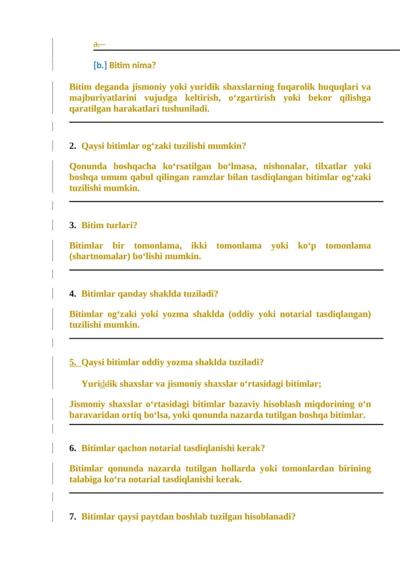 Bitimlar