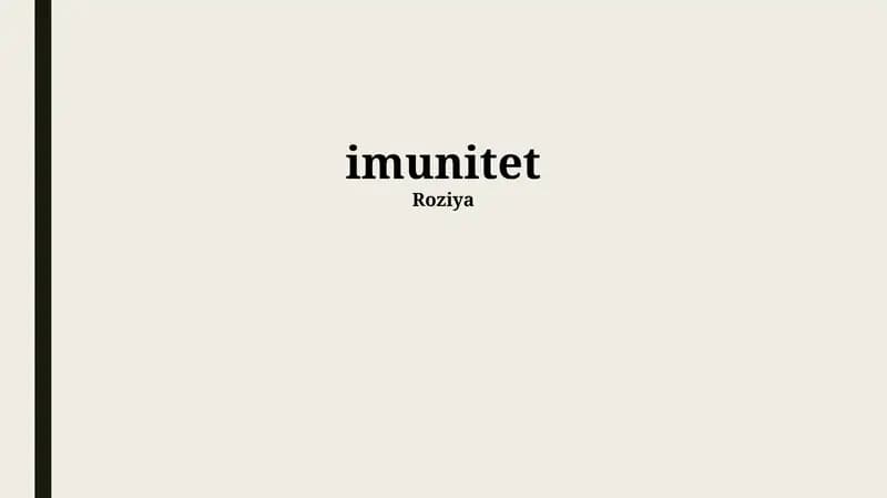 imunitet