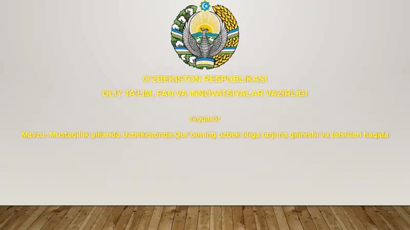 Mustaqillik davri O'zbekistonida Qur'on tarjimalari: Umumiy tavsif