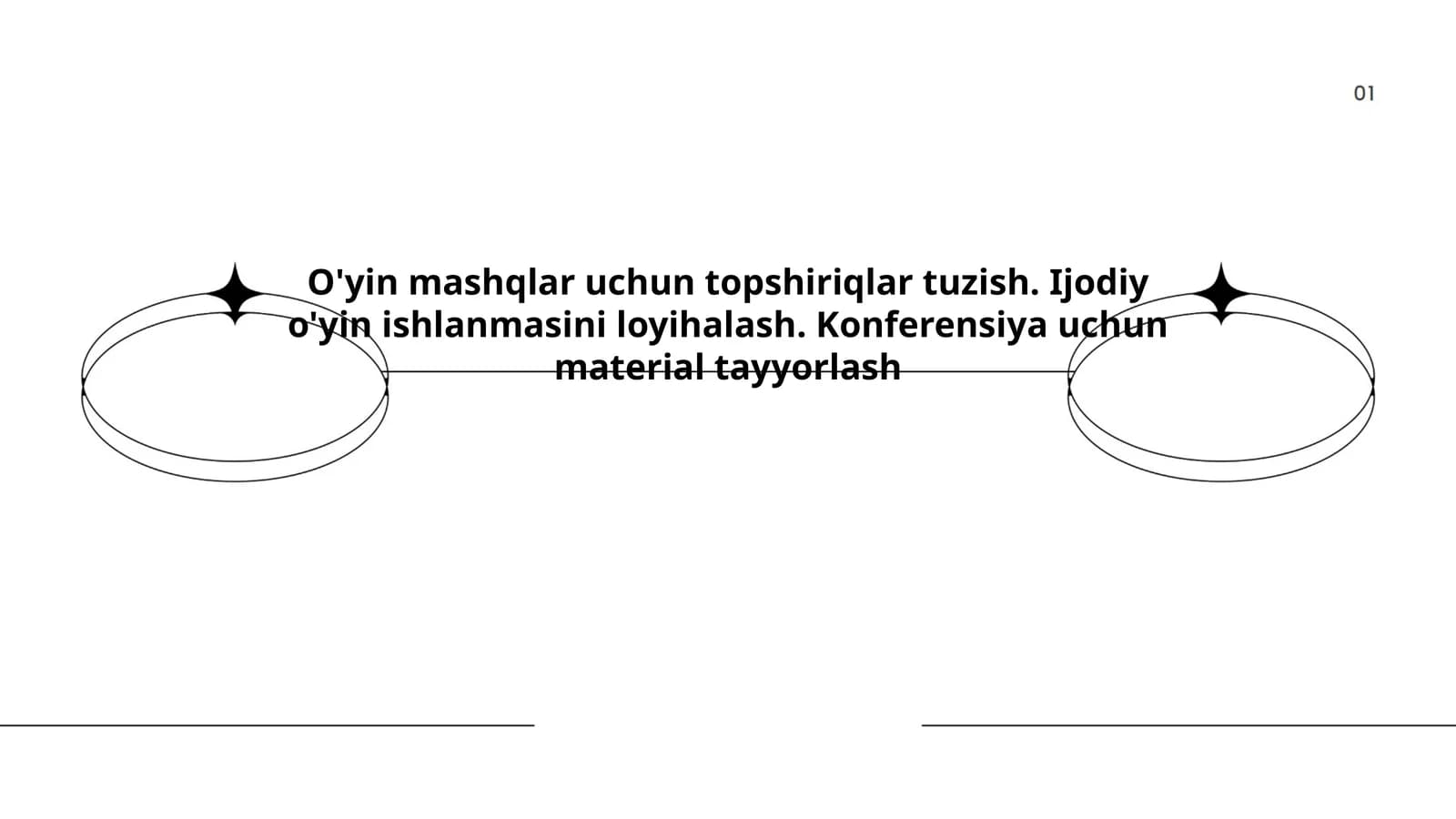 O'yin mashqlari uchun ijodiy strategiyalar