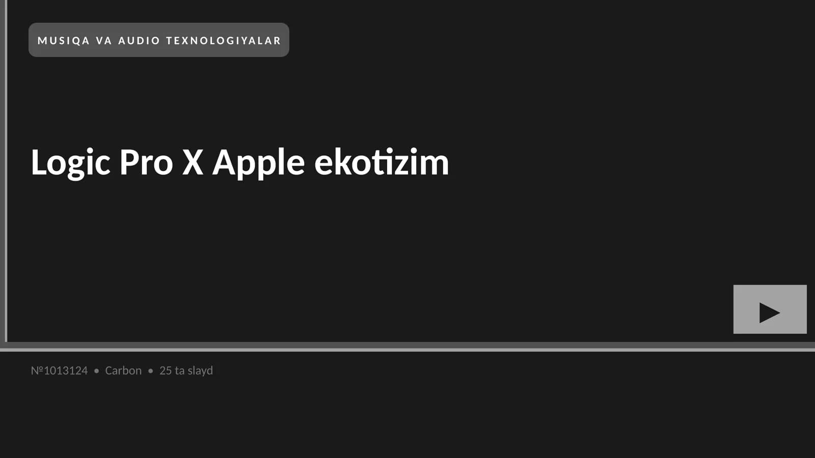 Logic Pro X Apple ekotizim