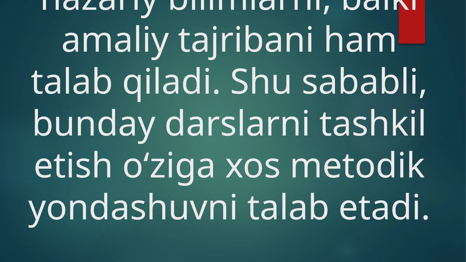 ROBOTO TEXNIKA DARSLARINI TASHKIL ETISH METODIKASI