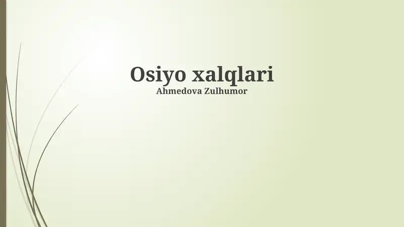 Migratsiya va uning ta'siri