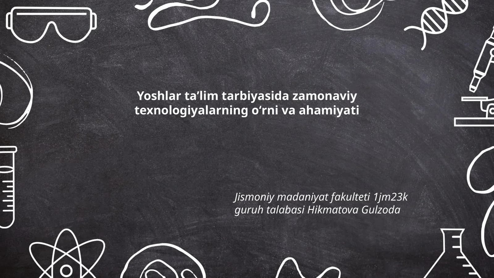 Yoshlar taʼlim tarbiyasida zamonaviy texnologiyalarning oʻrni va ahamiyati