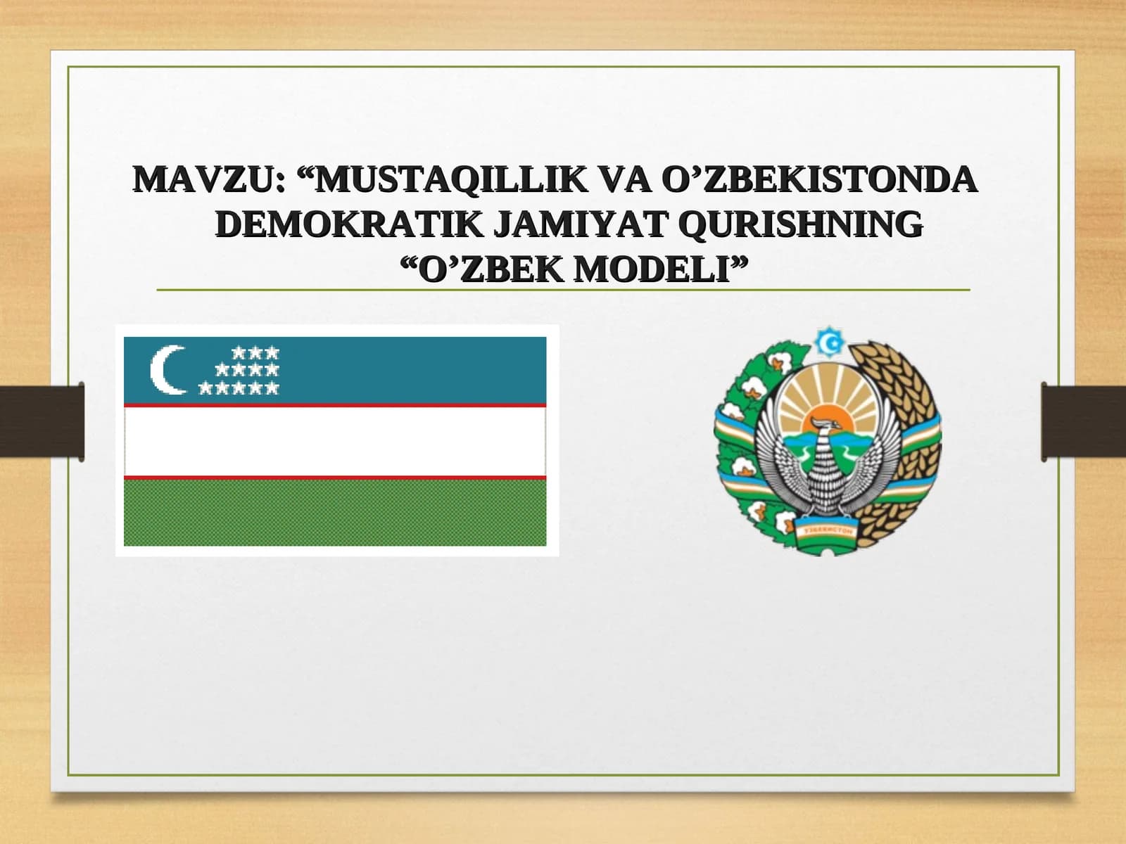 O'zbek modeli