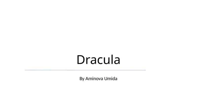 Dracula
