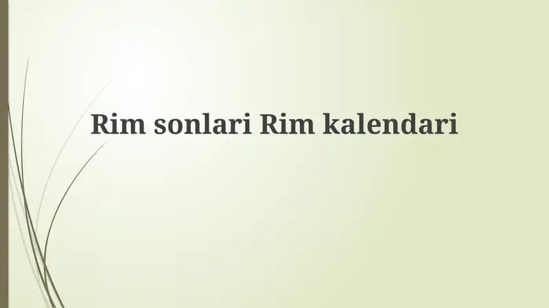 Rim raqamlari: Tarix, qoidalar va qo'llanilishi