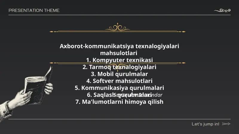 Axborot-kommunikatsiya texnalogiyalari mahsulotlari