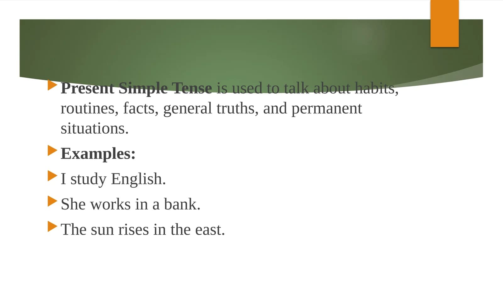 Present Simple Tense