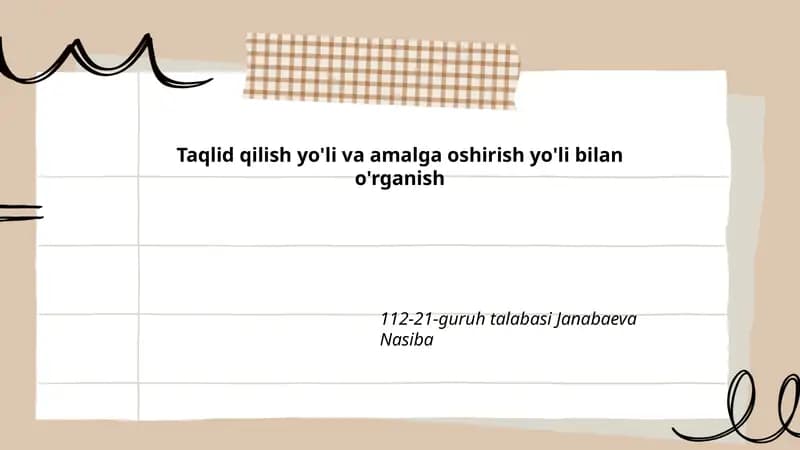 Taqlid va ijtihod o'rtasi farqlar