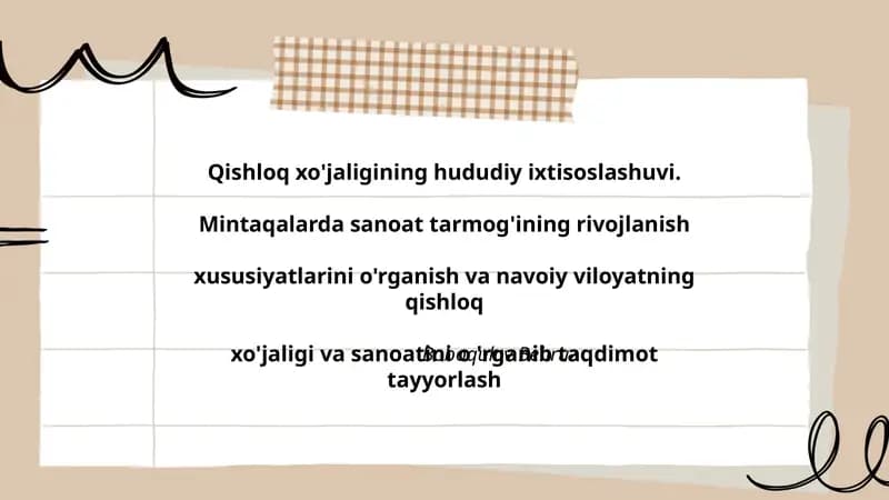 Qishloq xo'jaligining hududiy ixtisoslashuvi