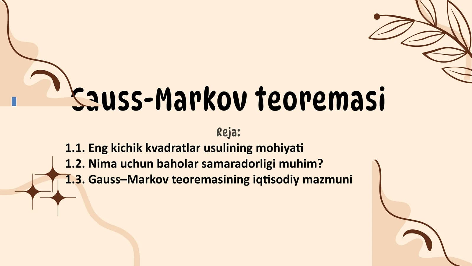 Gauss-Markov teoremasi
