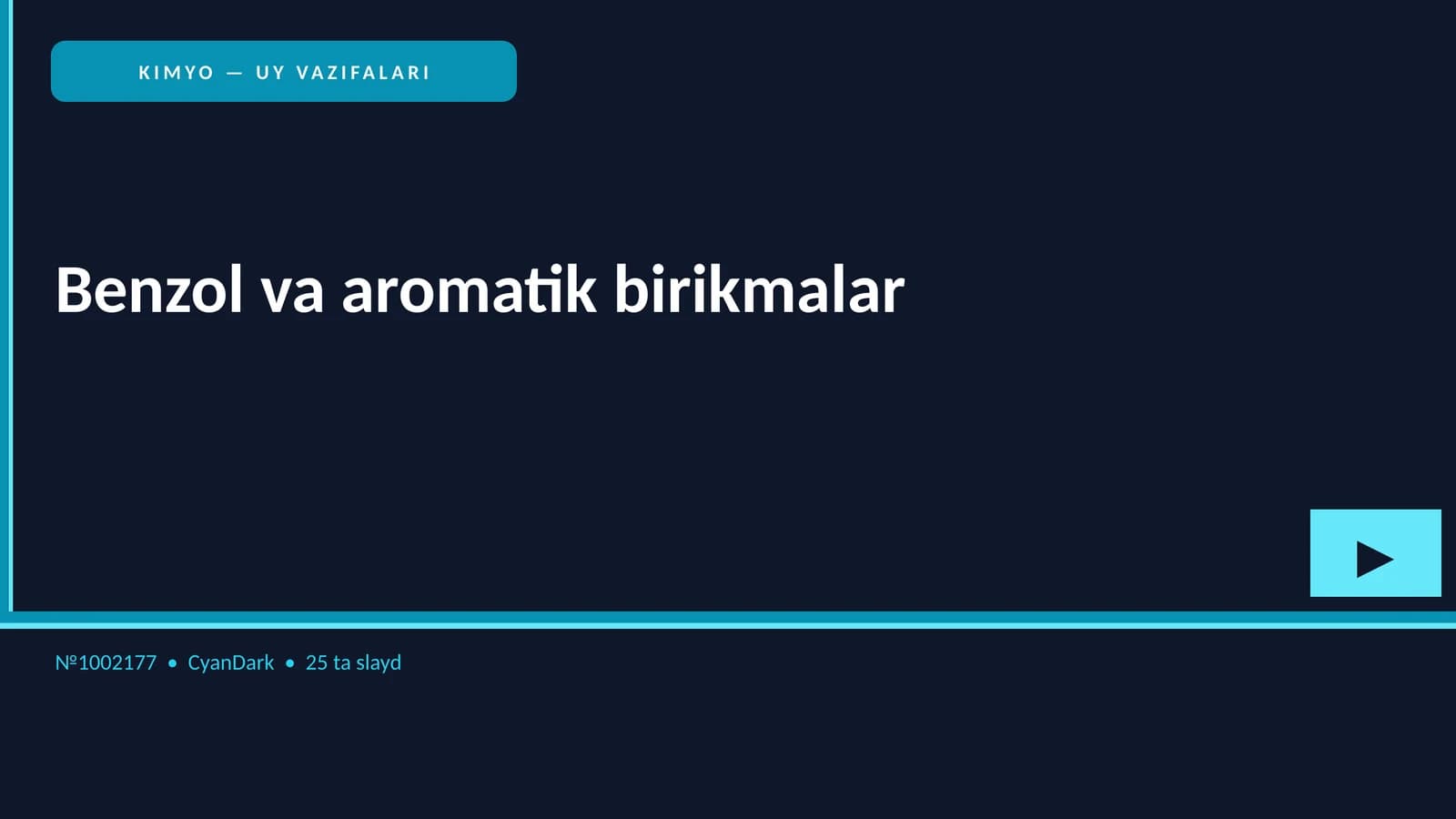 Benzol va aromatik birikmalar