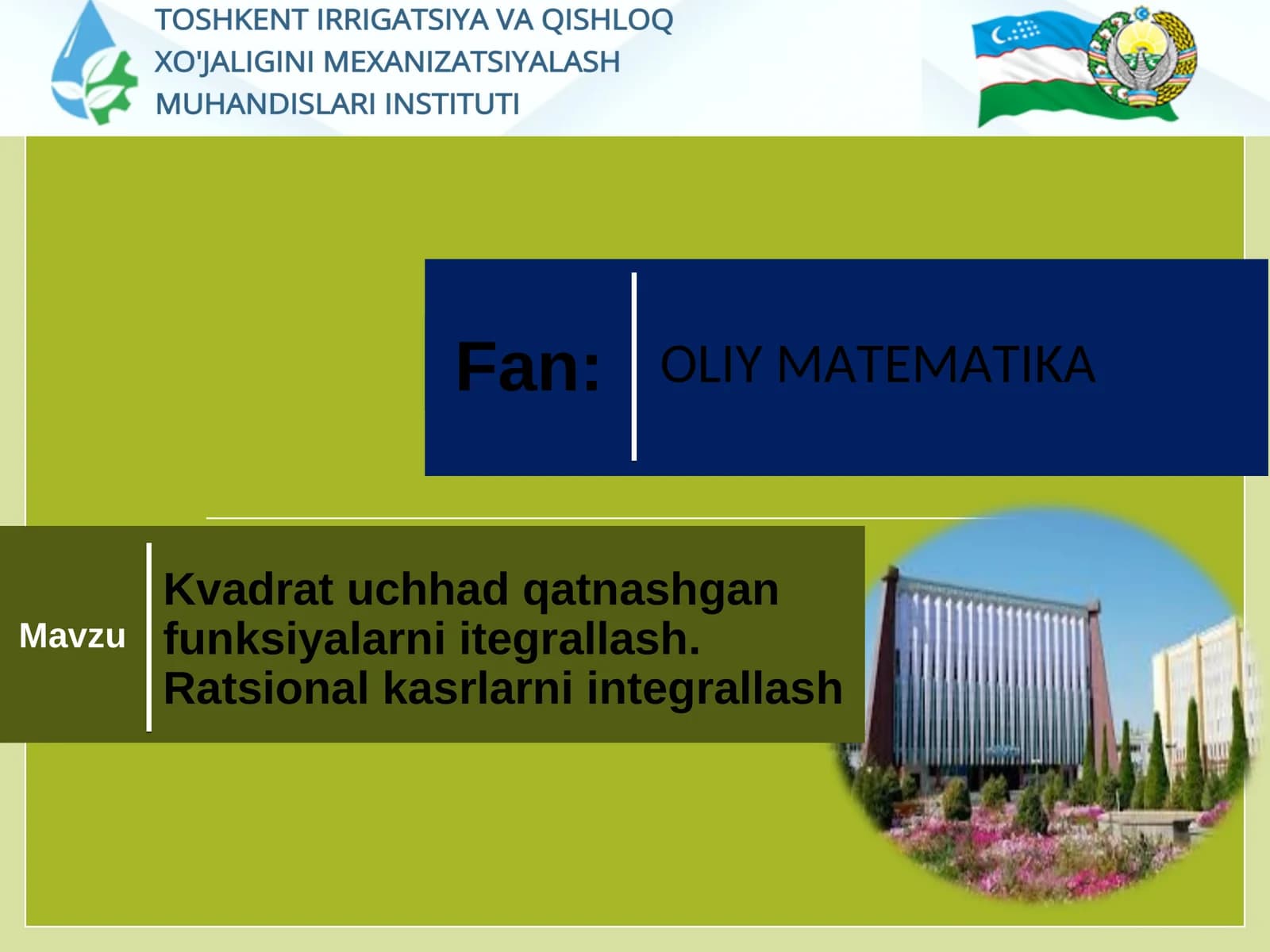 OLIY MATEMATIKA