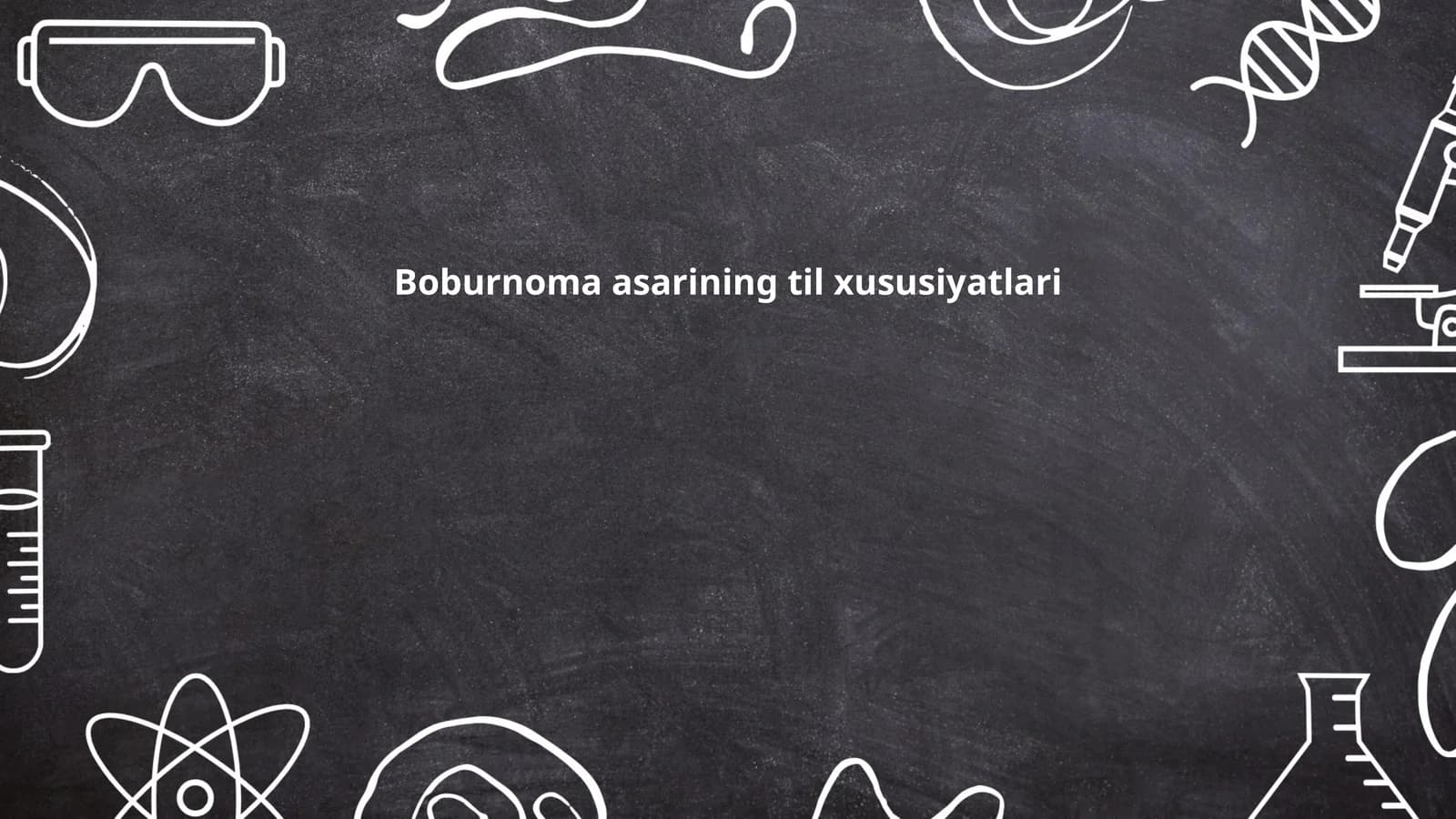 Boburnoma asarining til xususiyatlari