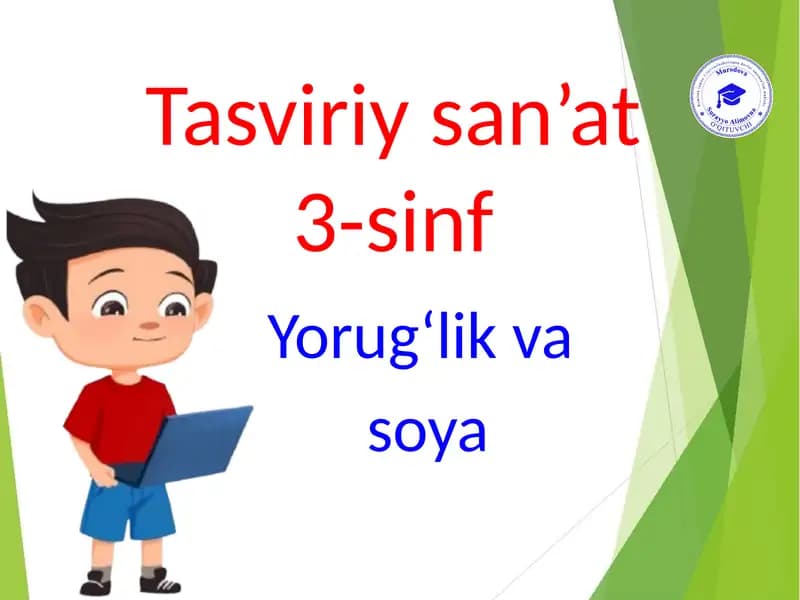 Tasviriysan’at3-sinf