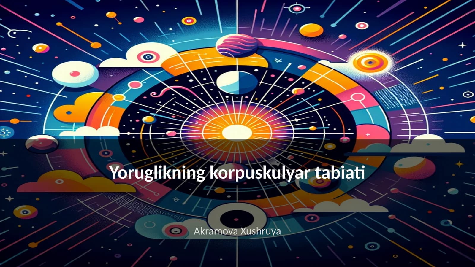 Yoruglikning korpuskulyar tabiati