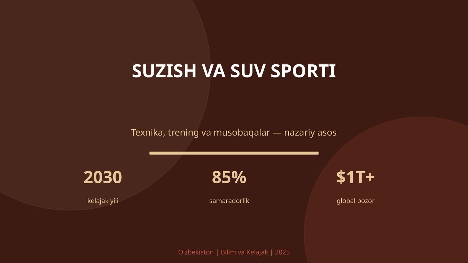 Suzish va suv sporti