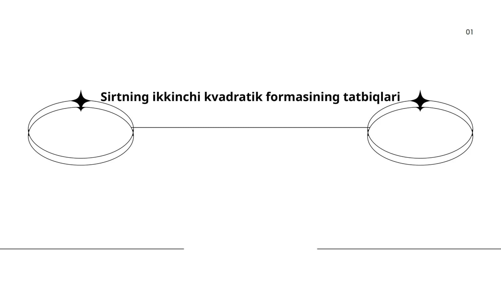 Sirtning ikkinchi kvadratik formasining tatbiqlari