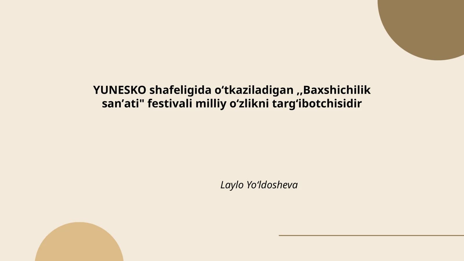 Baxshichilik sanʼati