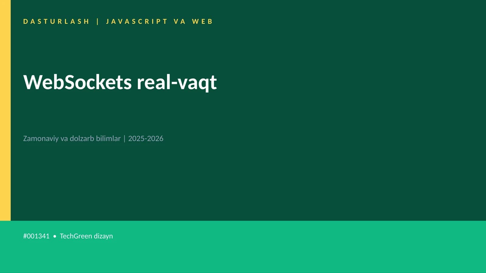 WebSockets real-vaqt