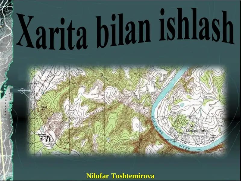 Topografik xaritalar