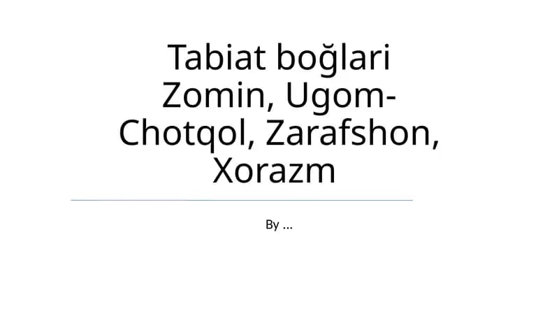Zarafshon va Xorazm