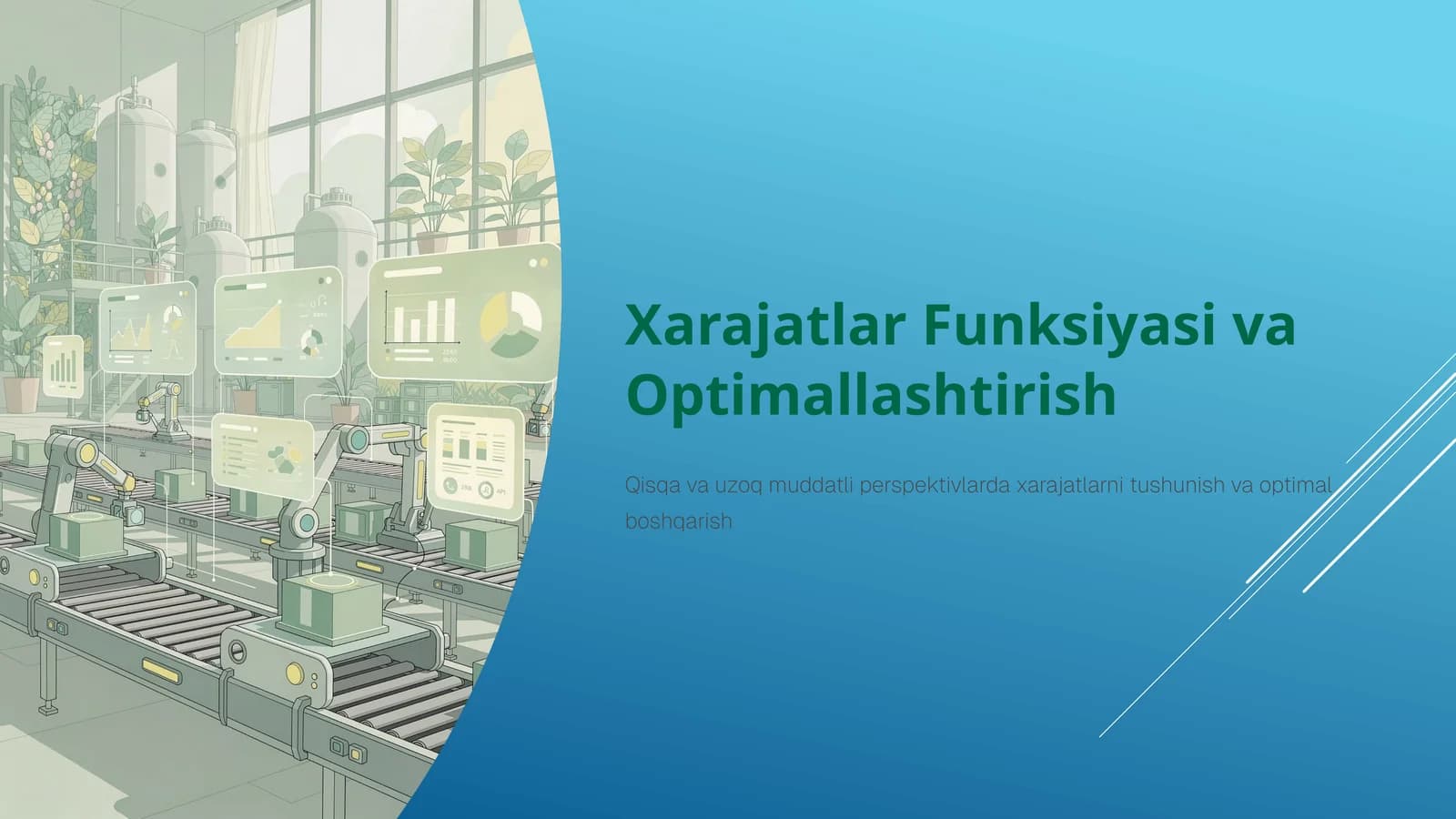 Xarajatlar Funksiyasi va Optimallashtirish