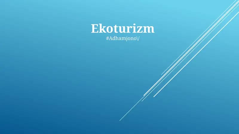 Ekoturizm