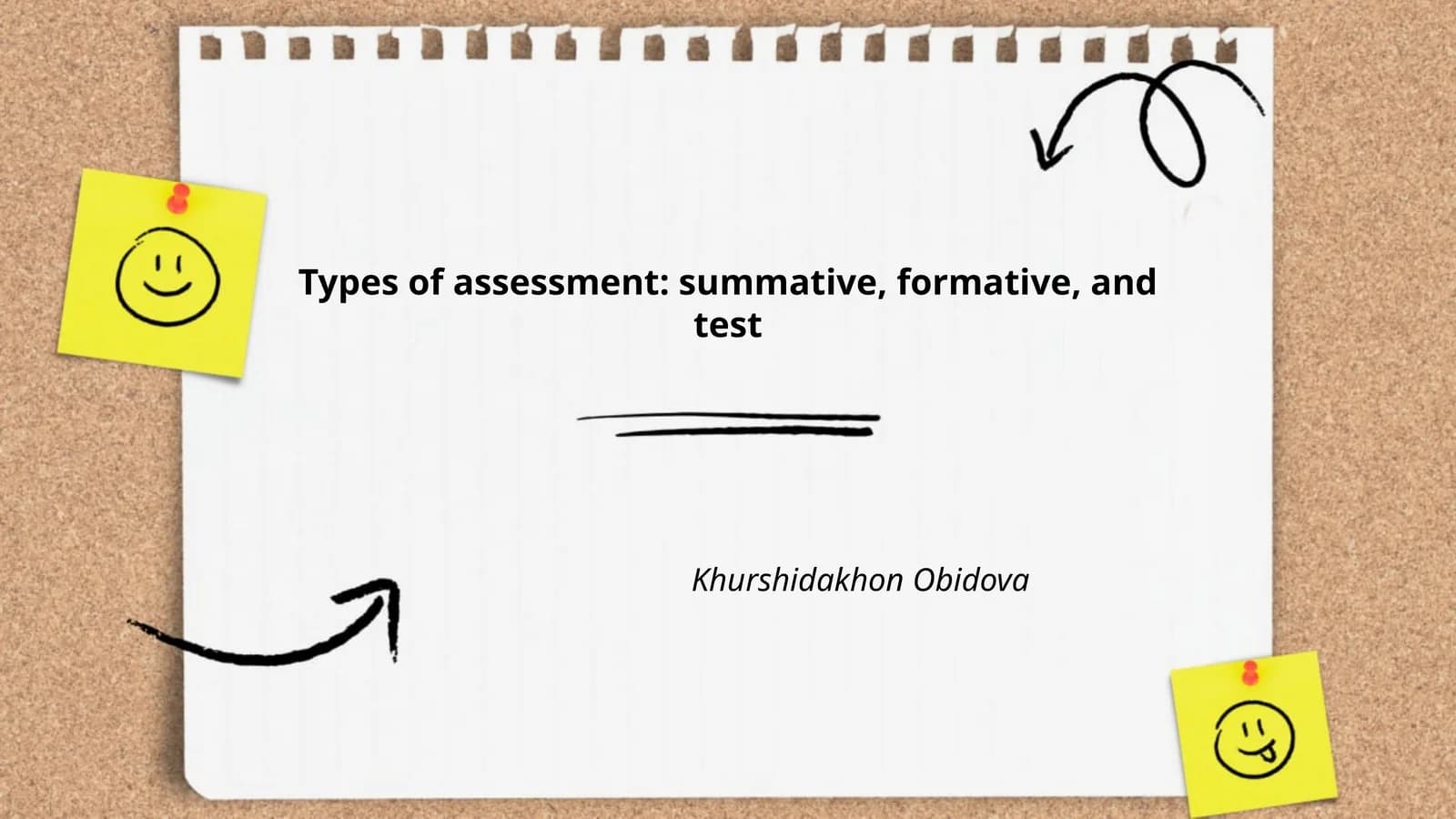 Taqdimotlar Ingliz tili Diagnostik Baholash