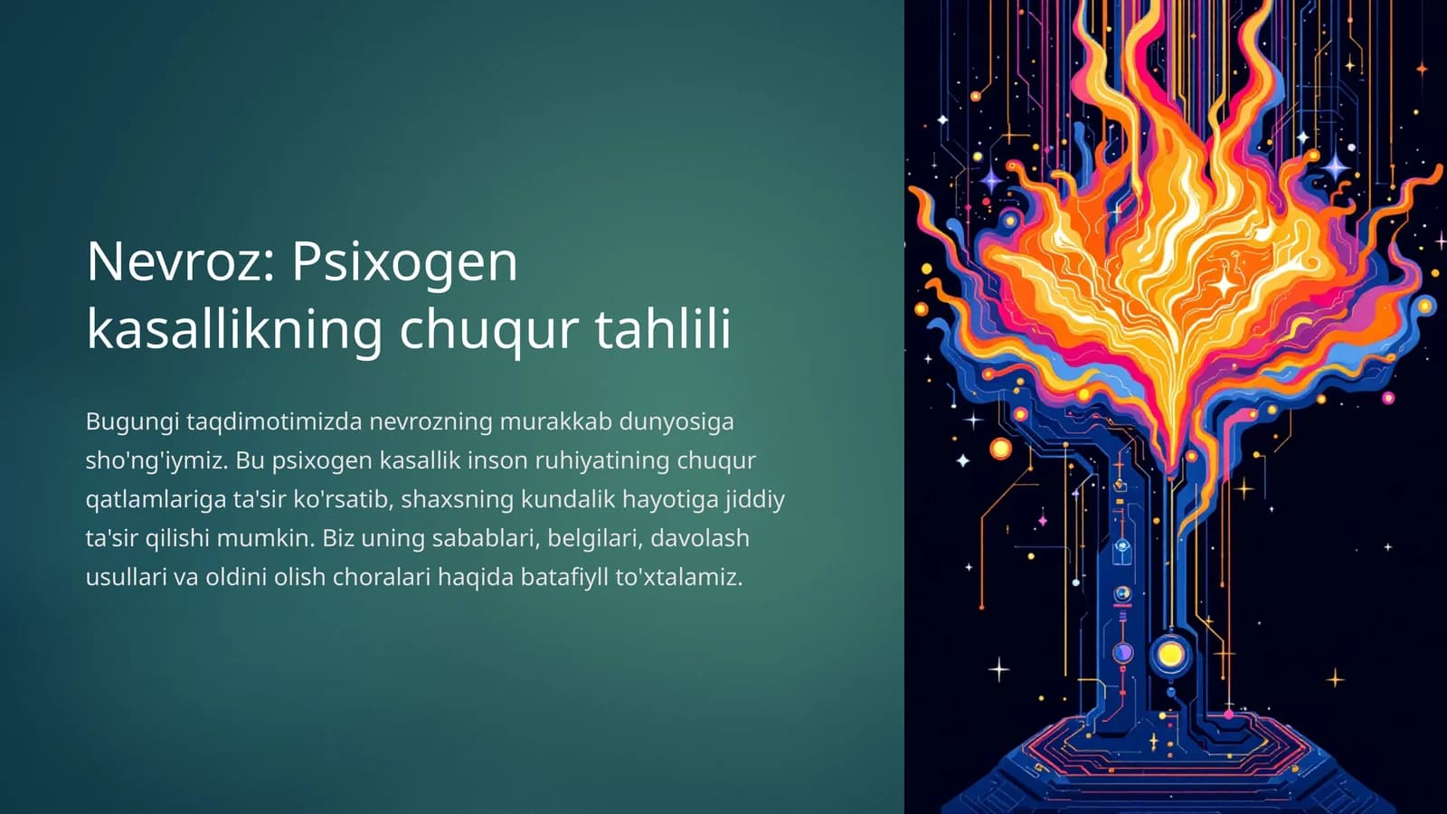 Nevroz: Psixogen kasallikning chuqur tahlili