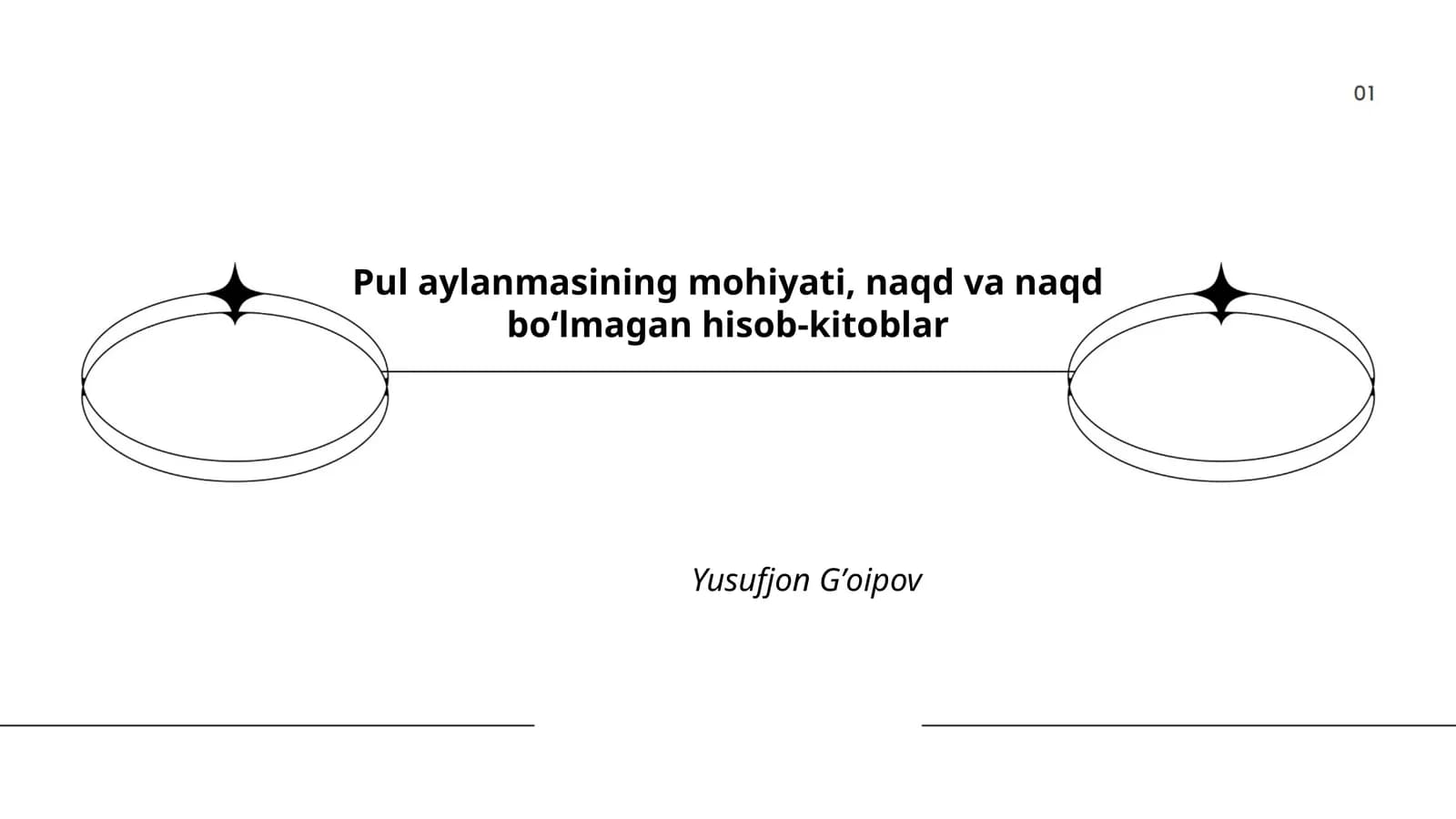 Pul aylanmasining mohiyati, naqd va naqd bo‘lmagan hisob-kitoblar