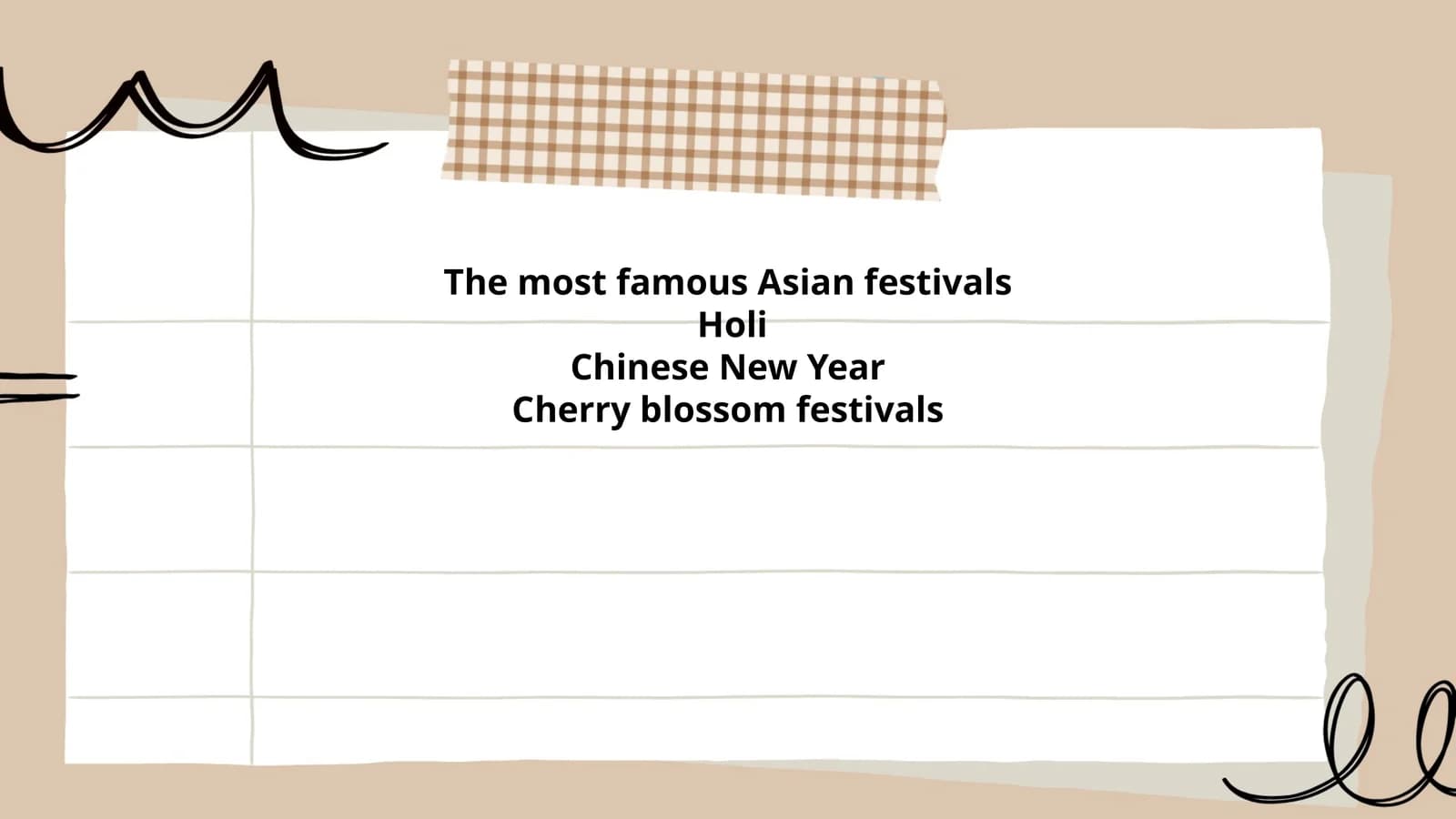 The most famous Asian festivals