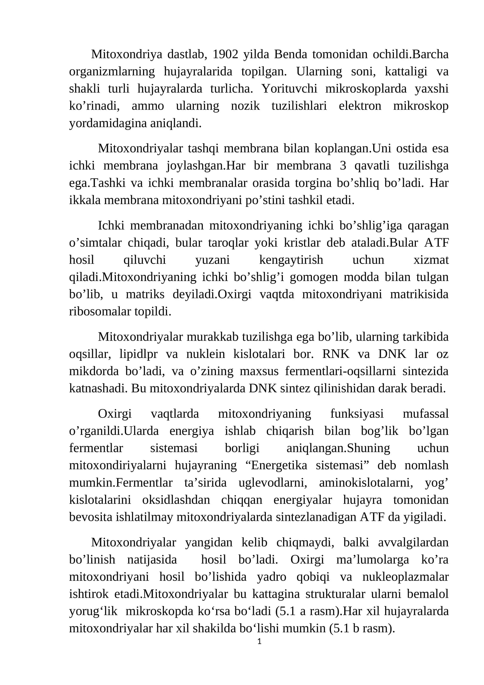 Mitoxondriya