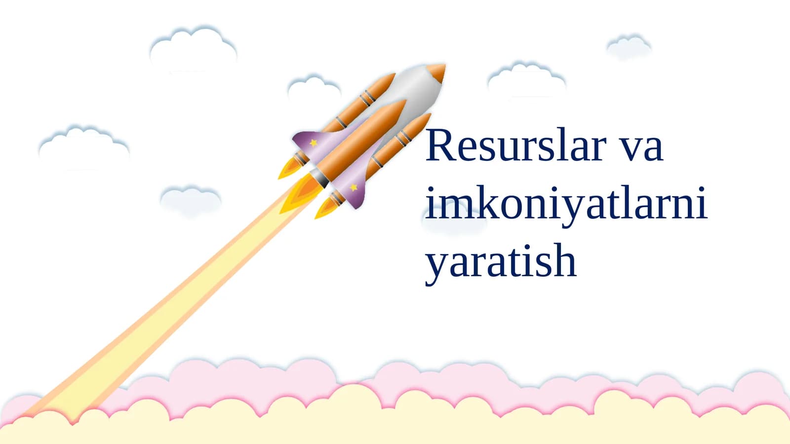 Resurslar va imkoniyatlar
