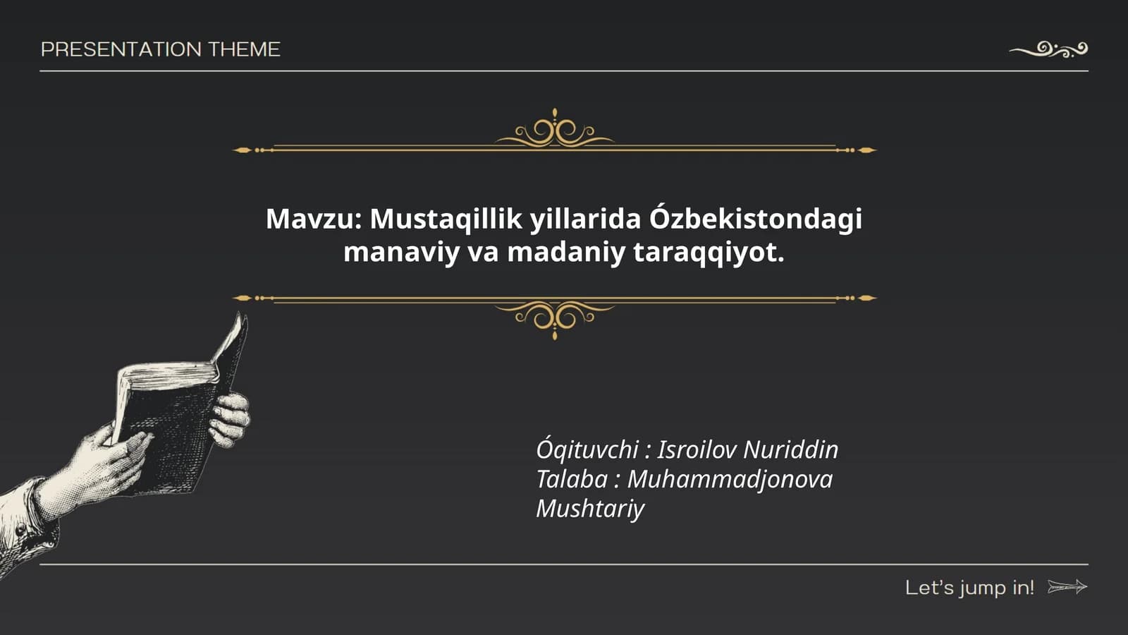 Mustaqillik yillarida Ózbekistondagi manaviy va madaniy taraqqiyot