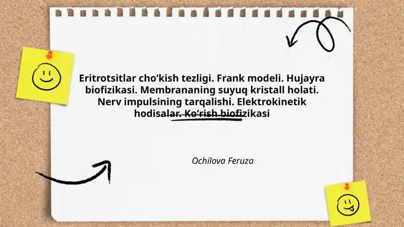 Eritrotsitlar Choʻkish Tezligi