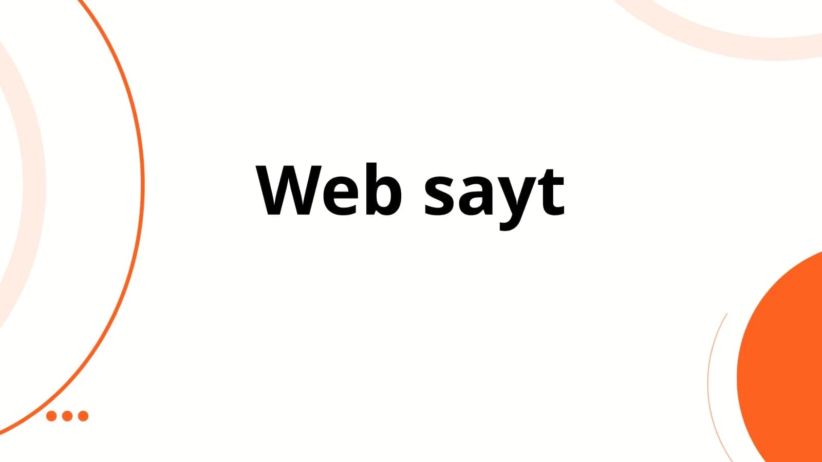 Web  sayt
