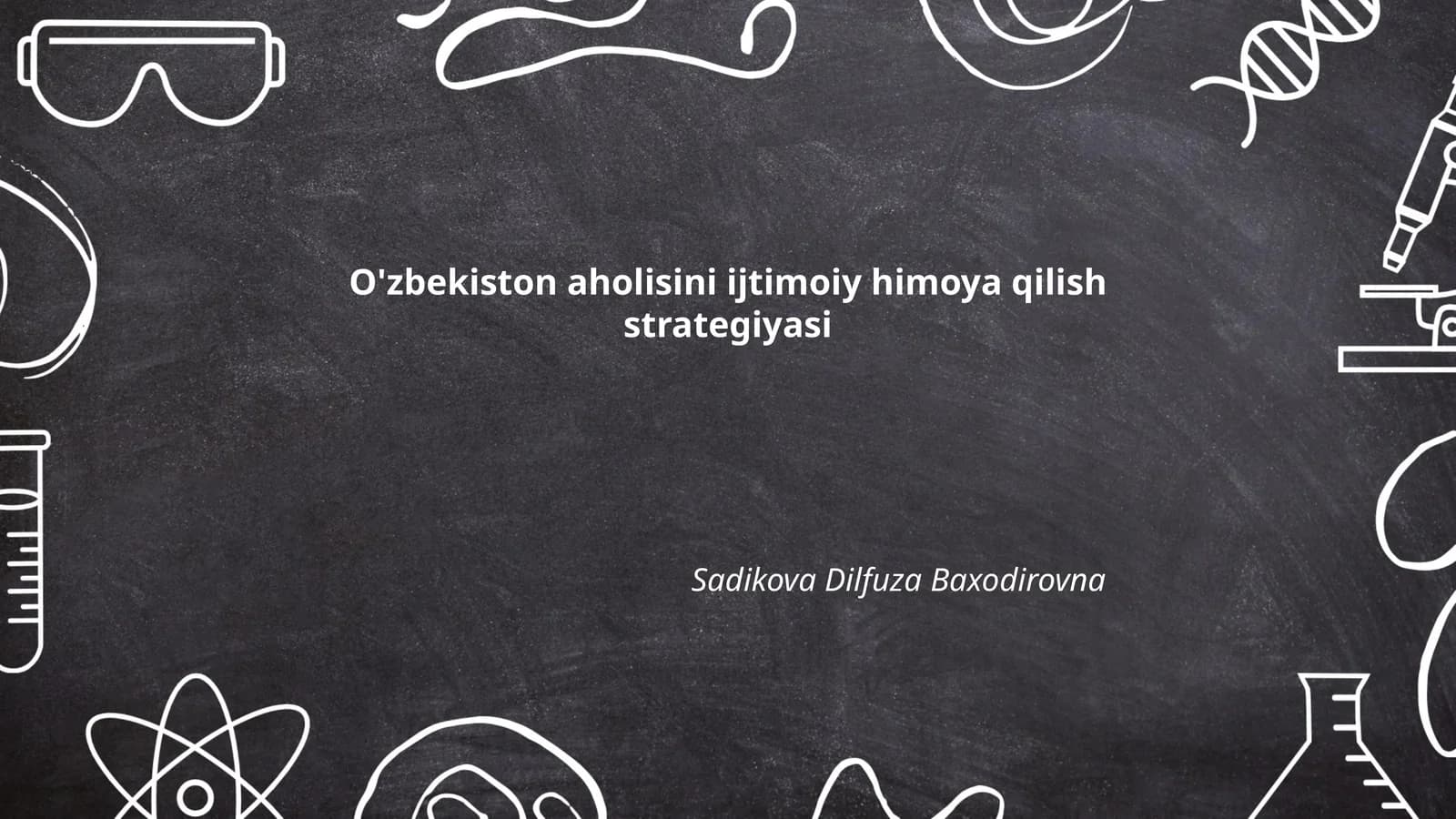 O'zbekiston aholisini ijtimoiy himoya qilish strategiyasi