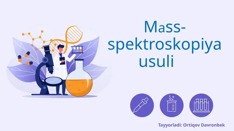 Mass spektroskopiya