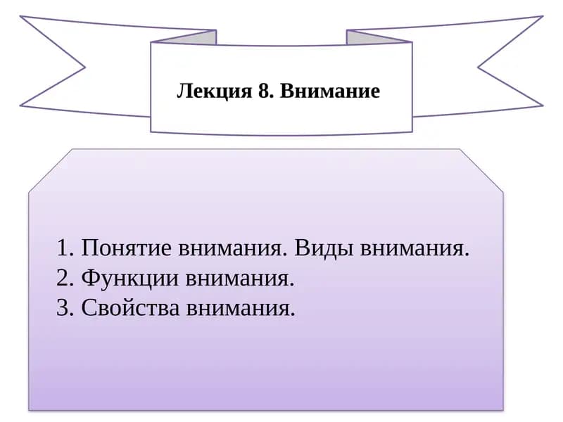 Лекция8.Внимание