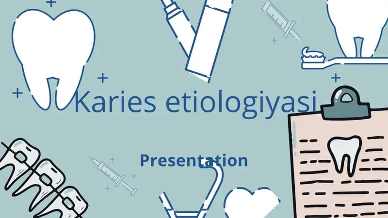 Karies etiologiyasi, patogenezi, rivojlanish mexanizmi,stephan egri chizig‘i