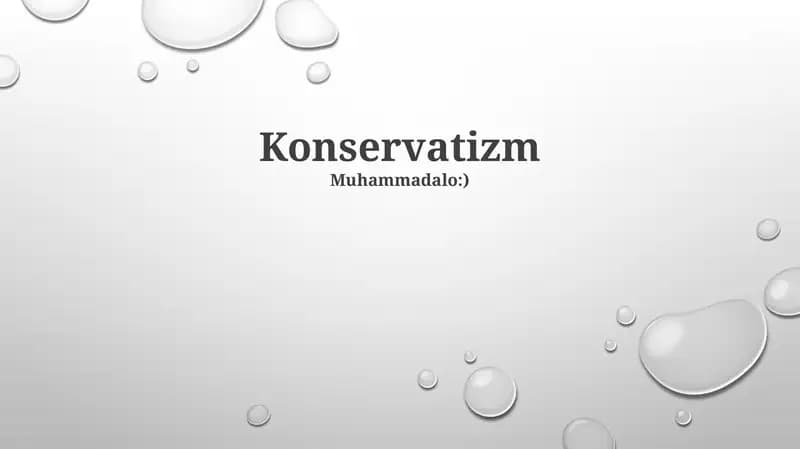 Konservatizm
