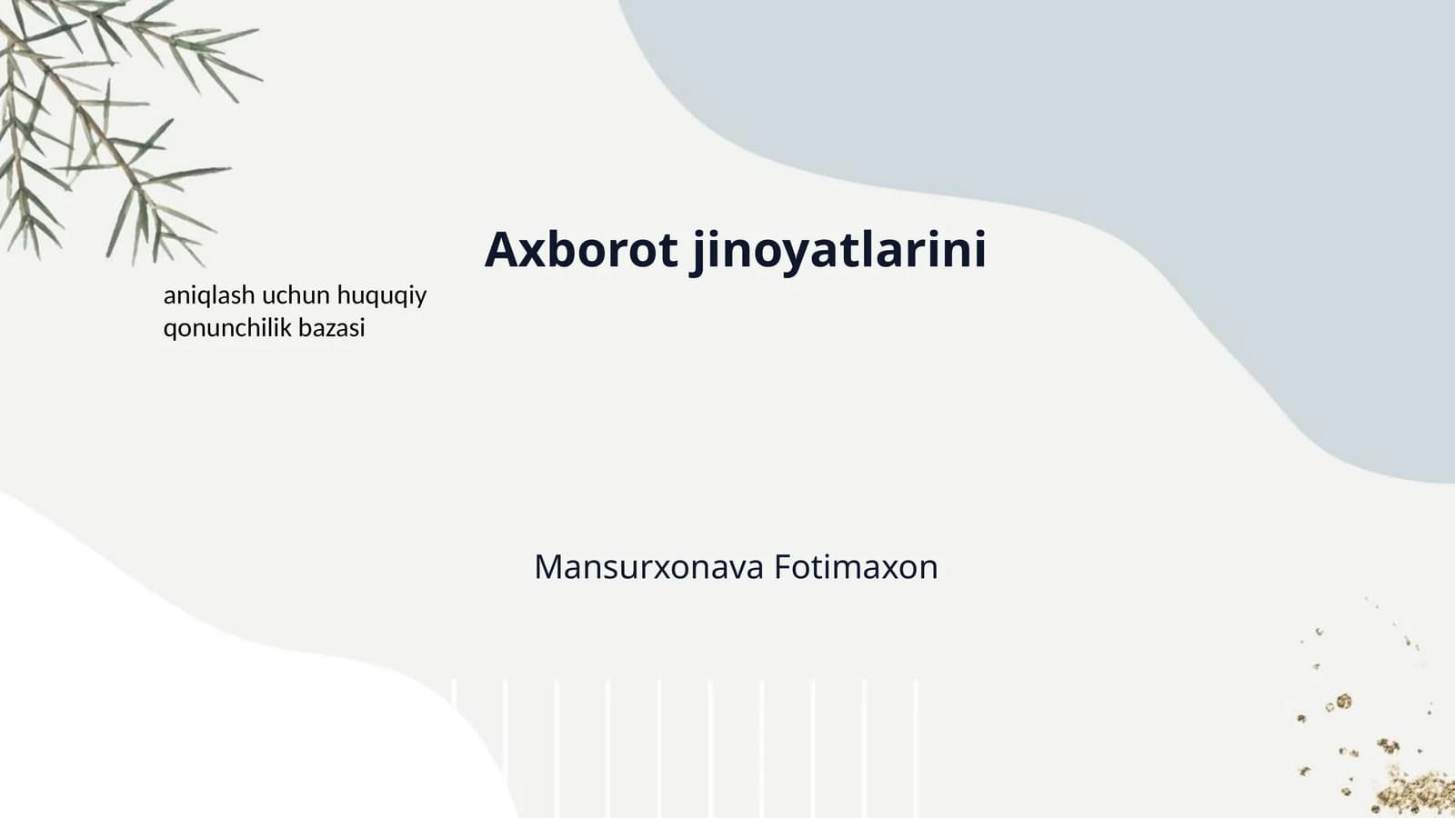 Axborot jinoyatlarini