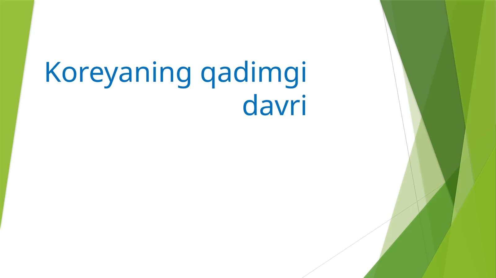 Koreyaning qadimgi davri