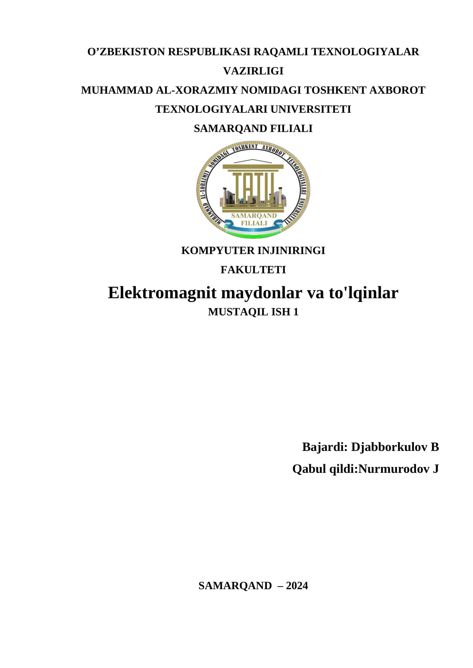 Elektrodinamikaning moddiy tenglamalari