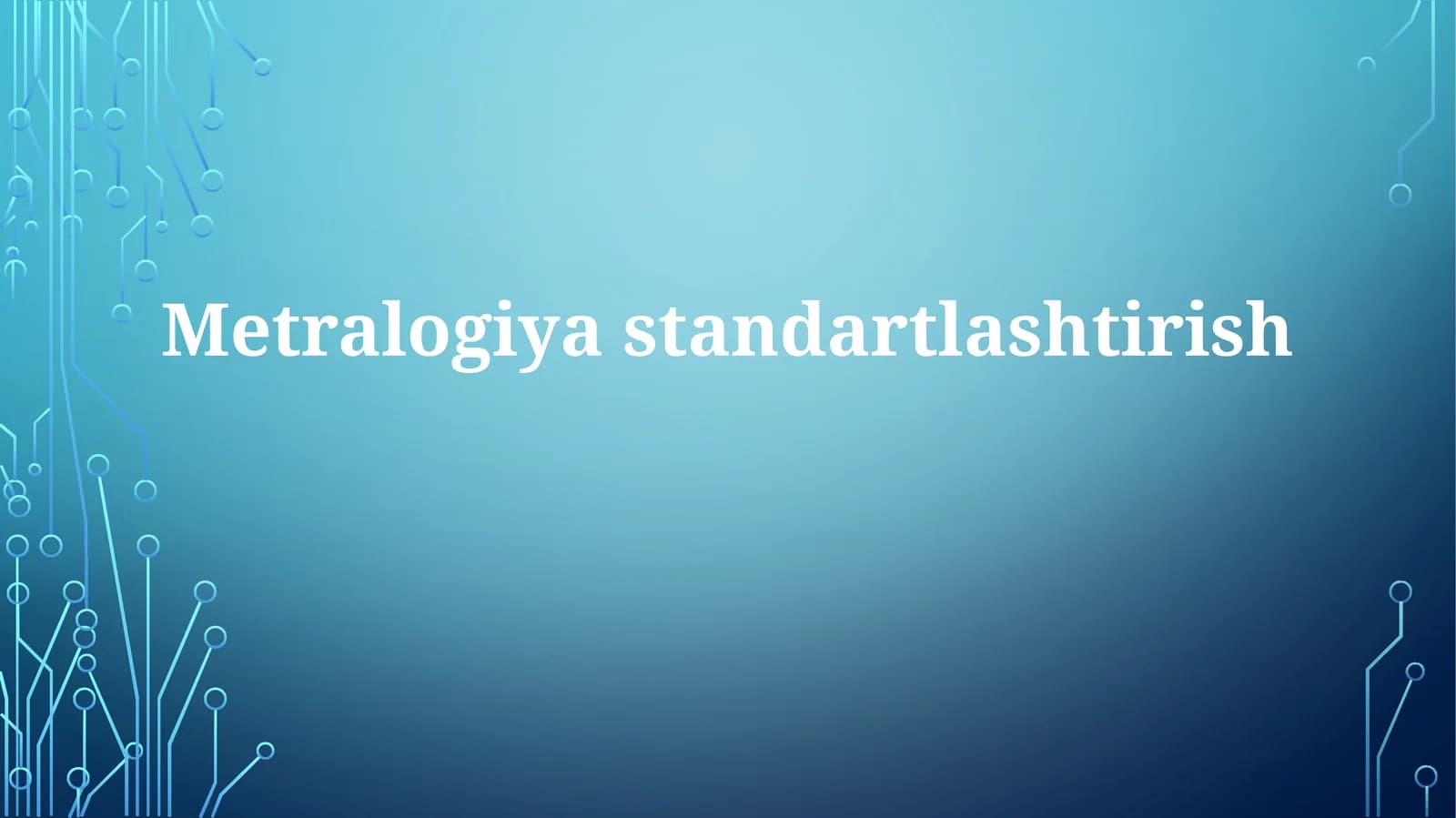 Metralogiyastandartlashtirish